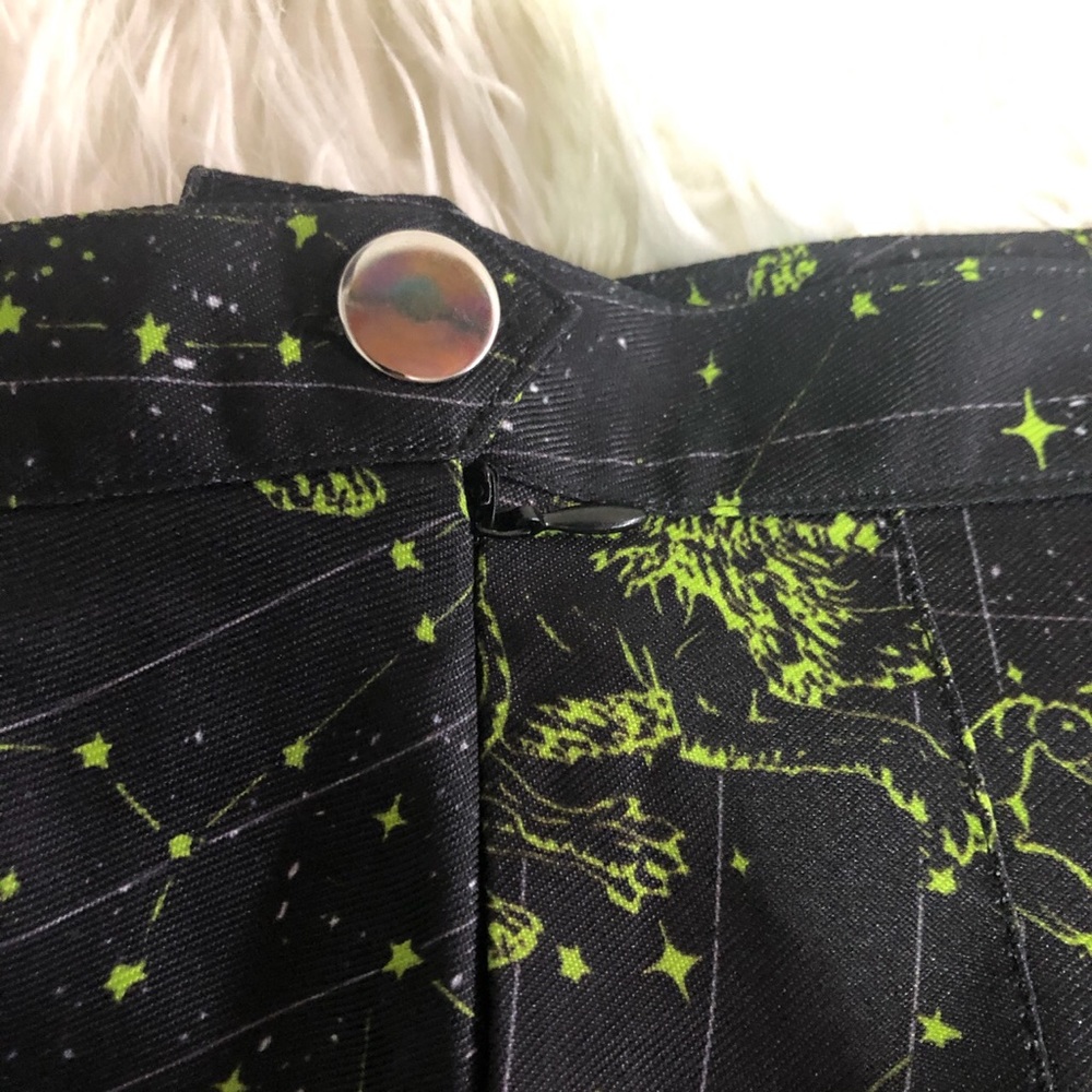 Horoscope constellation pleated skirt
